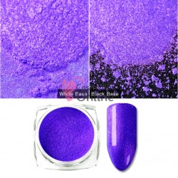 Pigment de unghii pentru Gel UV sau Acril 2g, NADP012FF Purple Indigo
